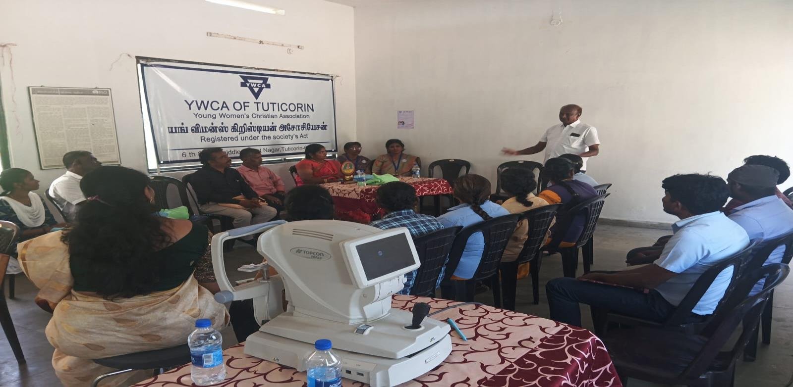 Eye screening camp at YWCA