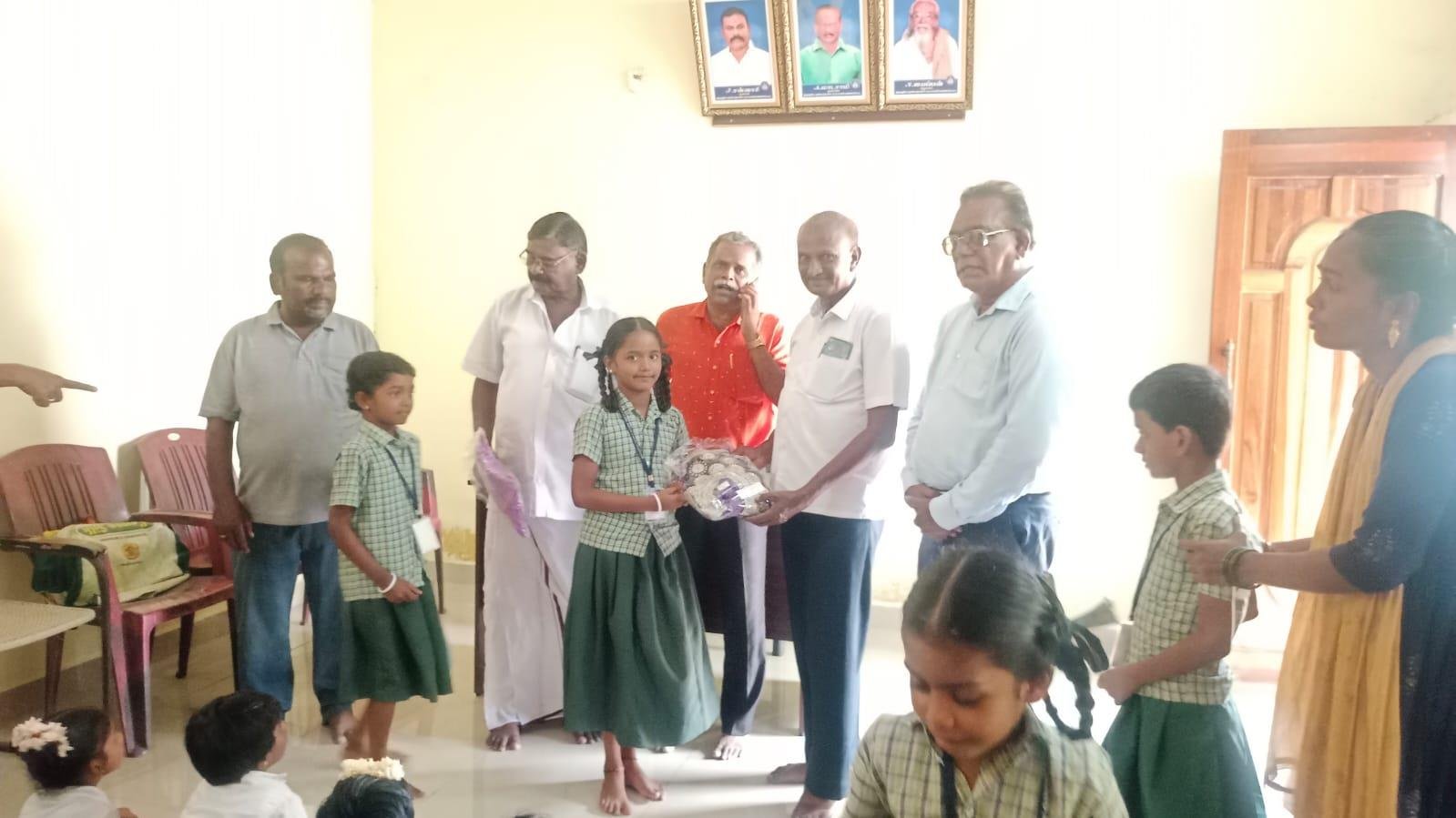 School kit presented to uniformed girl