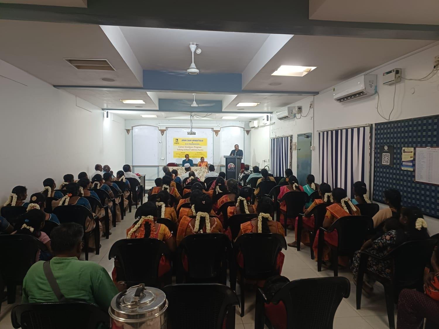 Speaker addressing tailoring valedictory function
